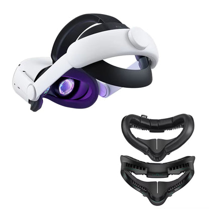 KIWI Design Comfort Adjustable Head Strap Compatible with Quest 2 Increase Supporting Improve Comfort-Virtual VR Accessories